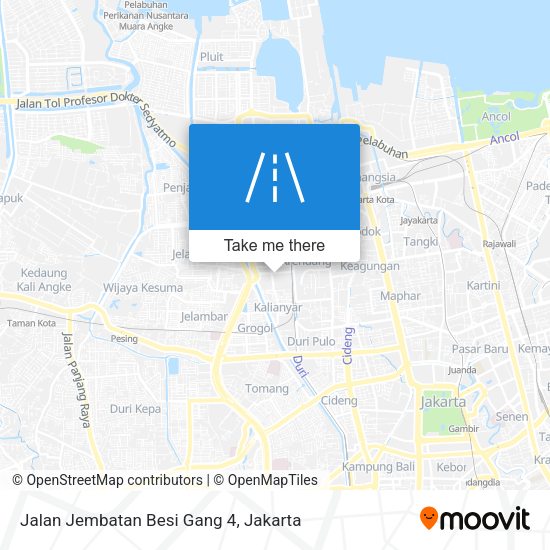 Jalan Jembatan Besi Gang 4 map