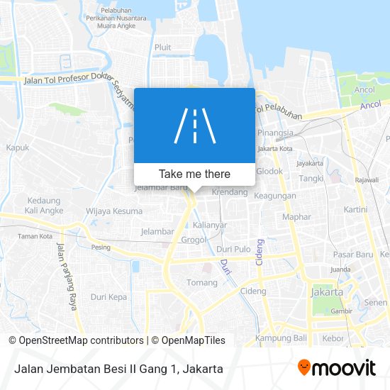 Jalan Jembatan Besi II Gang 1 map