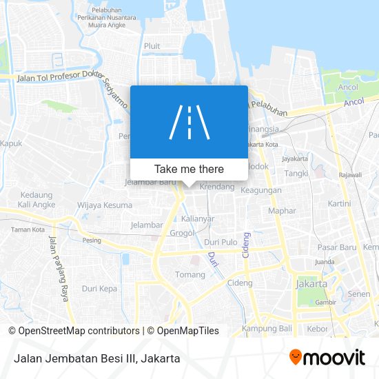 Jalan Jembatan Besi III map
