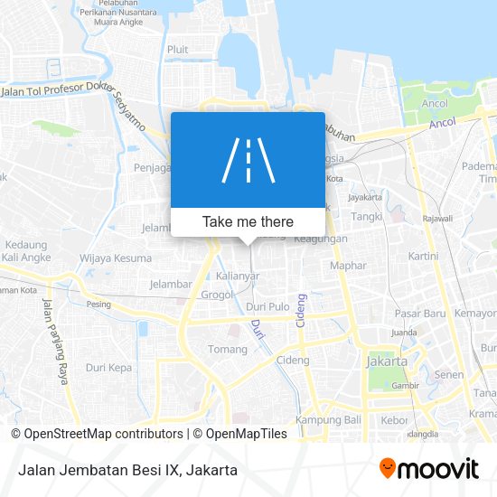 Jalan Jembatan Besi IX map