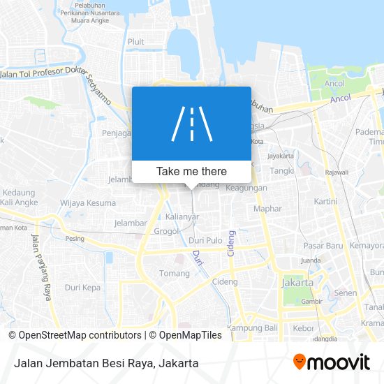 Jalan Jembatan Besi Raya map