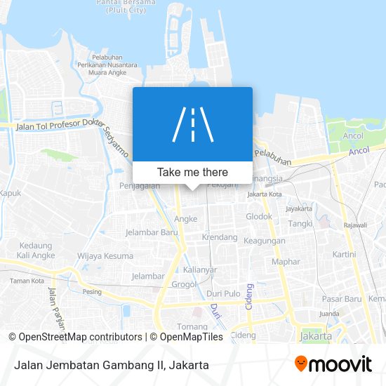 Jalan Jembatan Gambang II map