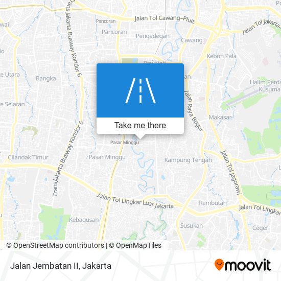 Jalan Jembatan II map