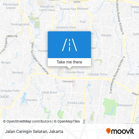 Jalan Caringin Selatan map