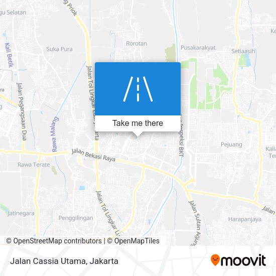 Jalan Cassia Utama map