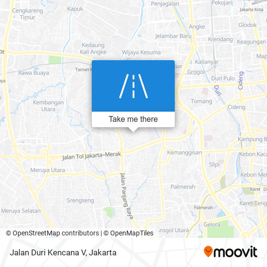 Jalan Duri Kencana V map