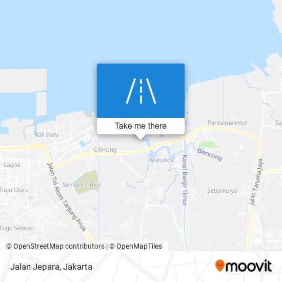 Jalan Jepara map