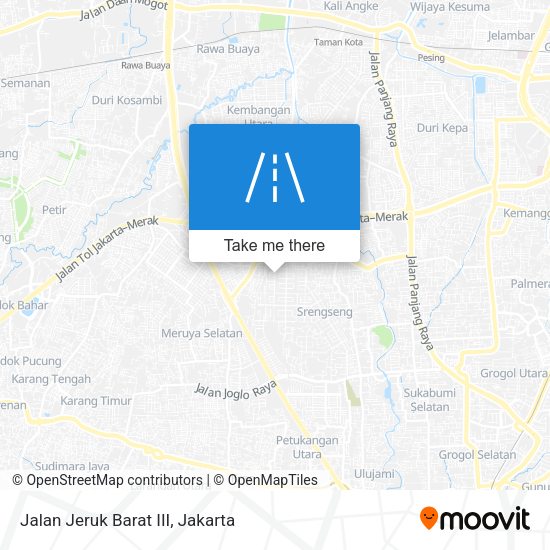 Jalan Jeruk Barat III map