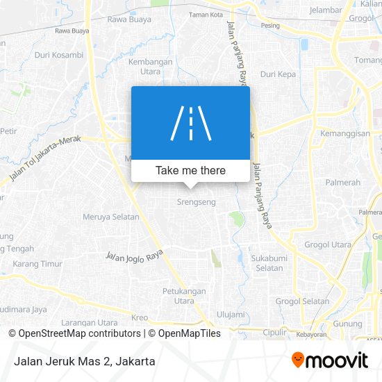 Jalan Jeruk Mas 2 map