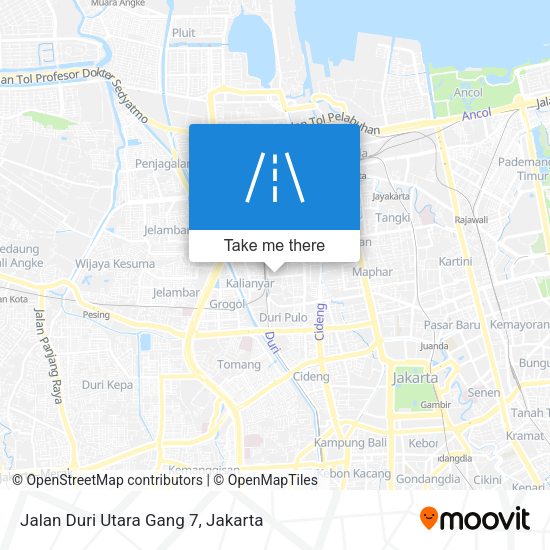Jalan Duri Utara Gang 7 map
