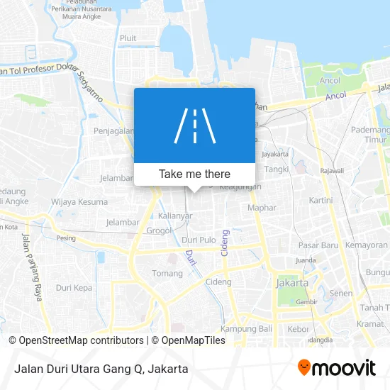 Jalan Duri Utara Gang Q map