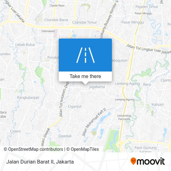 Jalan Durian Barat II map
