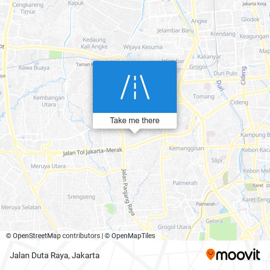 Jalan Duta Raya map