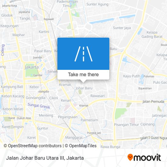 Jalan Johar Baru Utara III map
