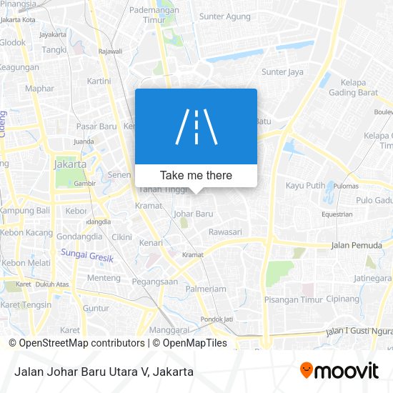 Jalan Johar Baru Utara V map