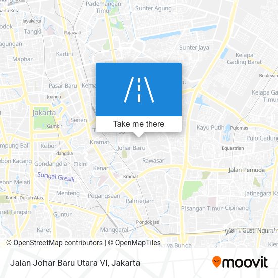 Jalan Johar Baru Utara VI map