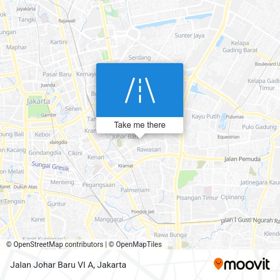 Jalan Johar Baru VI A map