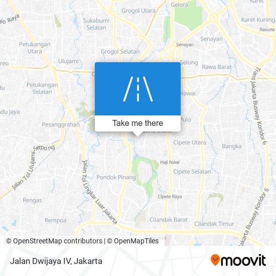 Jalan Dwijaya IV map