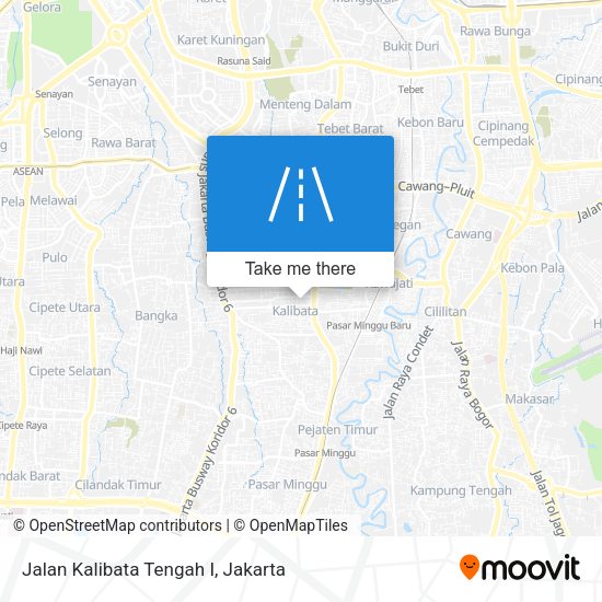 Jalan Kalibata Tengah I map