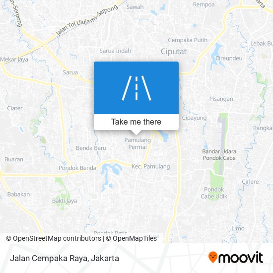 Jalan Cempaka Raya map