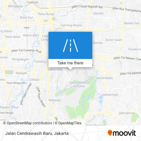 Jalan Cendrawasih Baru map