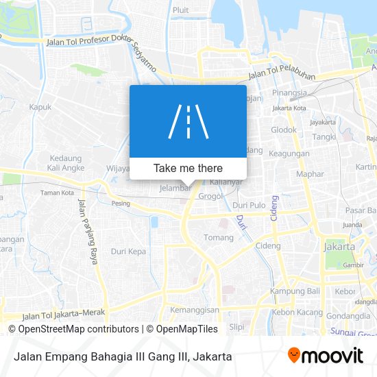 Jalan Empang Bahagia III Gang III map