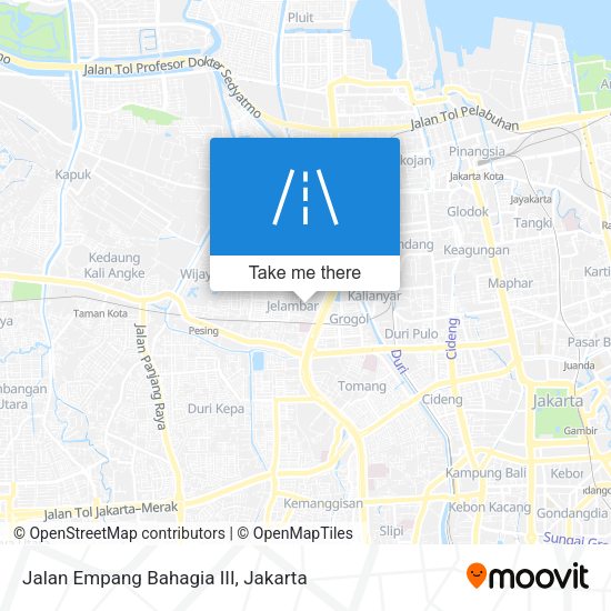 Jalan Empang Bahagia III map