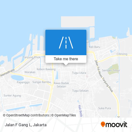 Jalan F Gang L map