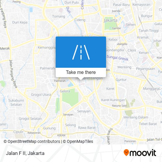 Jalan F II map