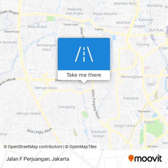 Jalan F Perjuangan map