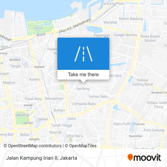 Jalan Kampung Irian II map
