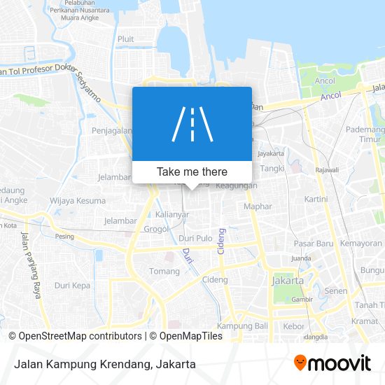 Jalan Kampung Krendang map