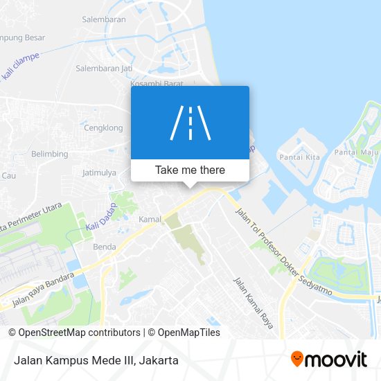 Jalan Kampus Mede III map