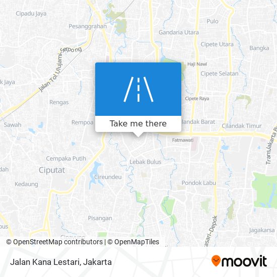 Jalan Kana Lestari map