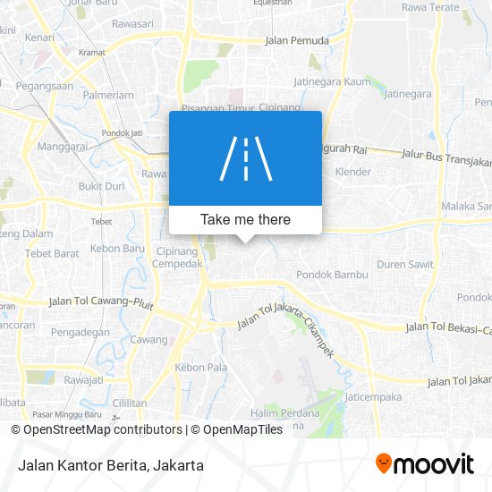 Jalan Kantor Berita map