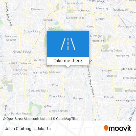 Jalan Cibitung II map