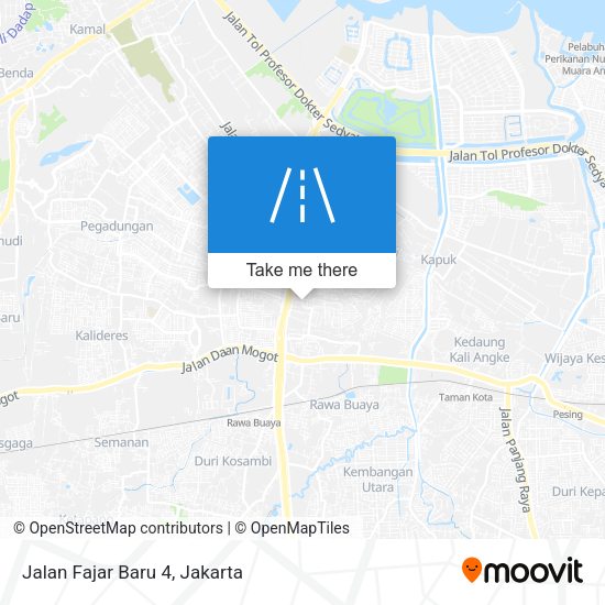 Jalan Fajar Baru 4 map