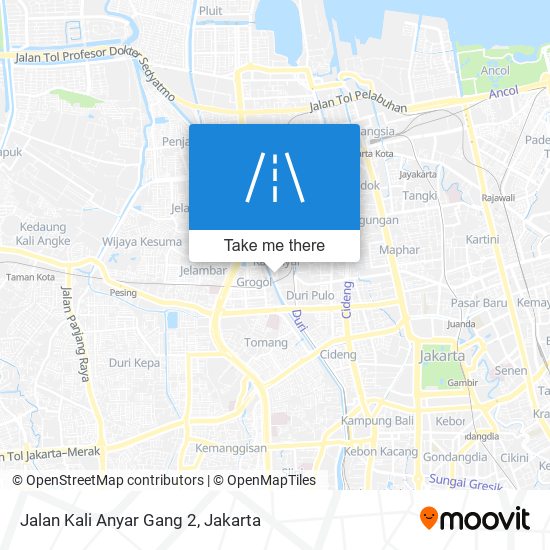 Jalan Kali Anyar Gang 2 map