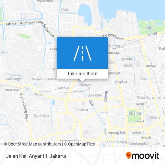 Jalan Kali Anyar III map