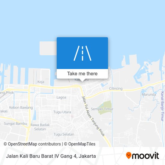 Jalan Kali Baru Barat IV Gang 4 map