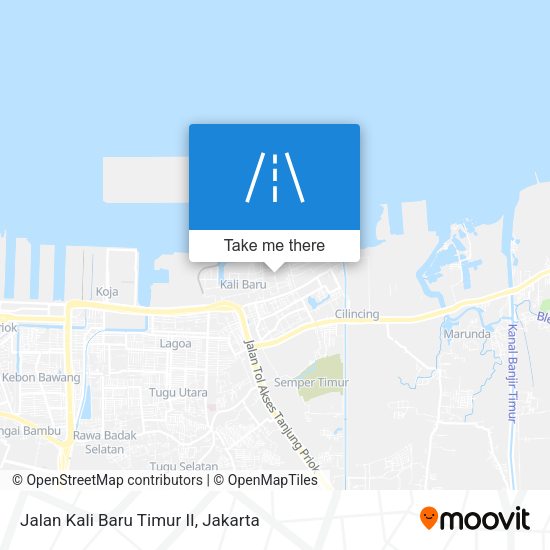 Jalan Kali Baru Timur II map