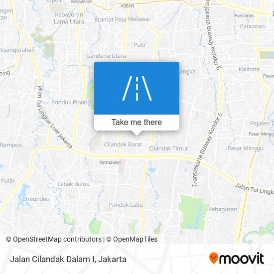 Jalan Cilandak Dalam I map