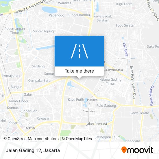 Jalan Gading 12 map