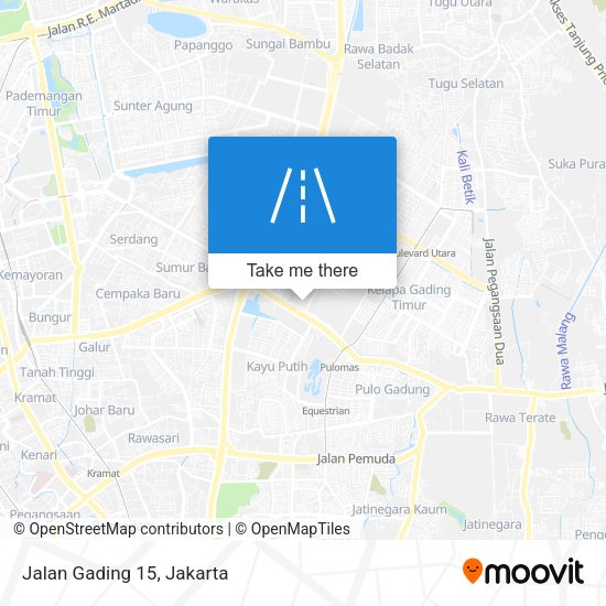 Jalan Gading 15 map