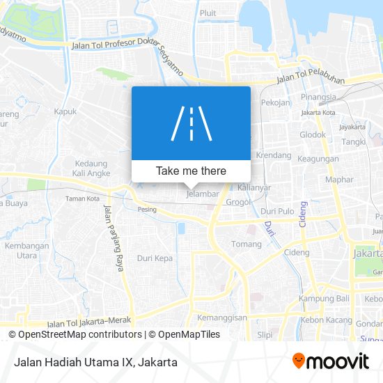 Jalan Hadiah Utama IX map