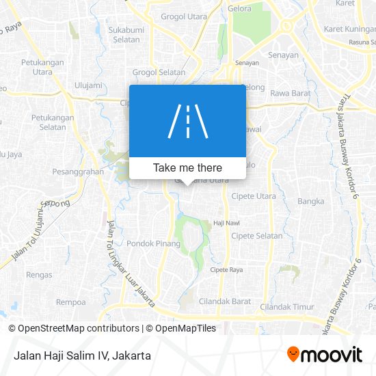 Jalan Haji Salim IV map