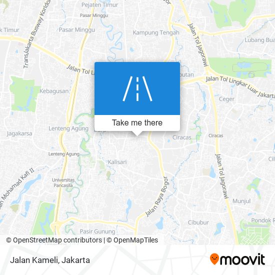 Jalan Kameli map