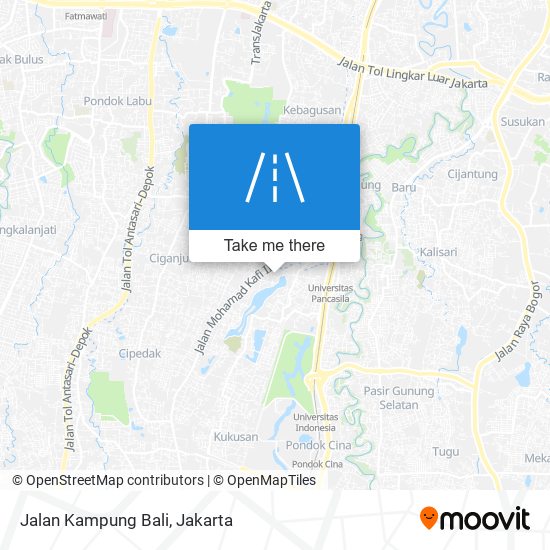 Jalan Kampung Bali map