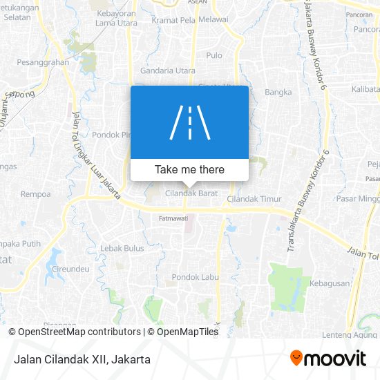 Jalan Cilandak XII map