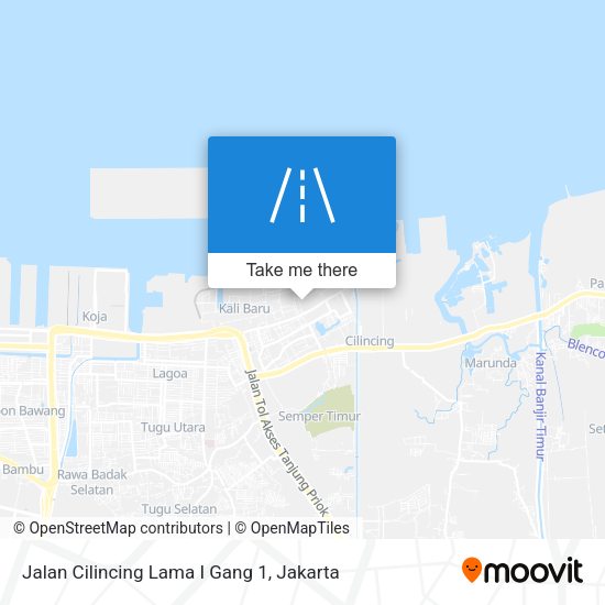 Jalan Cilincing Lama I Gang 1 map